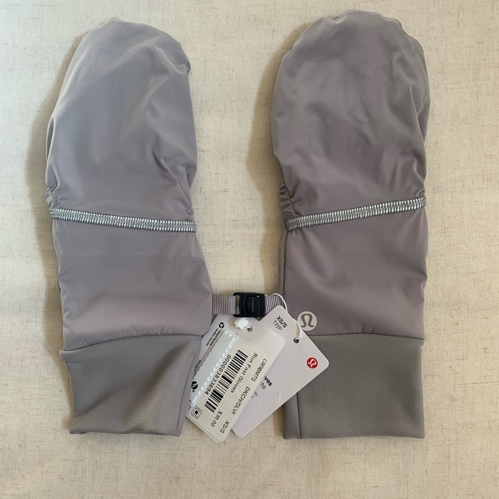 NWT Lululemon RUN FAST GLOVES XS/S